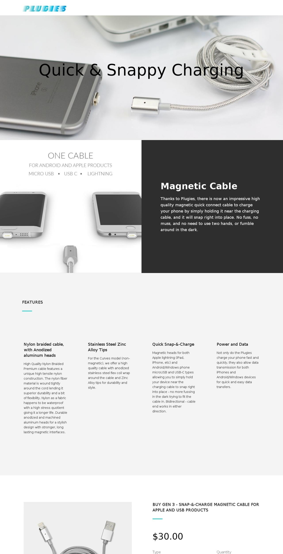 plugies.com shopify website screenshot
