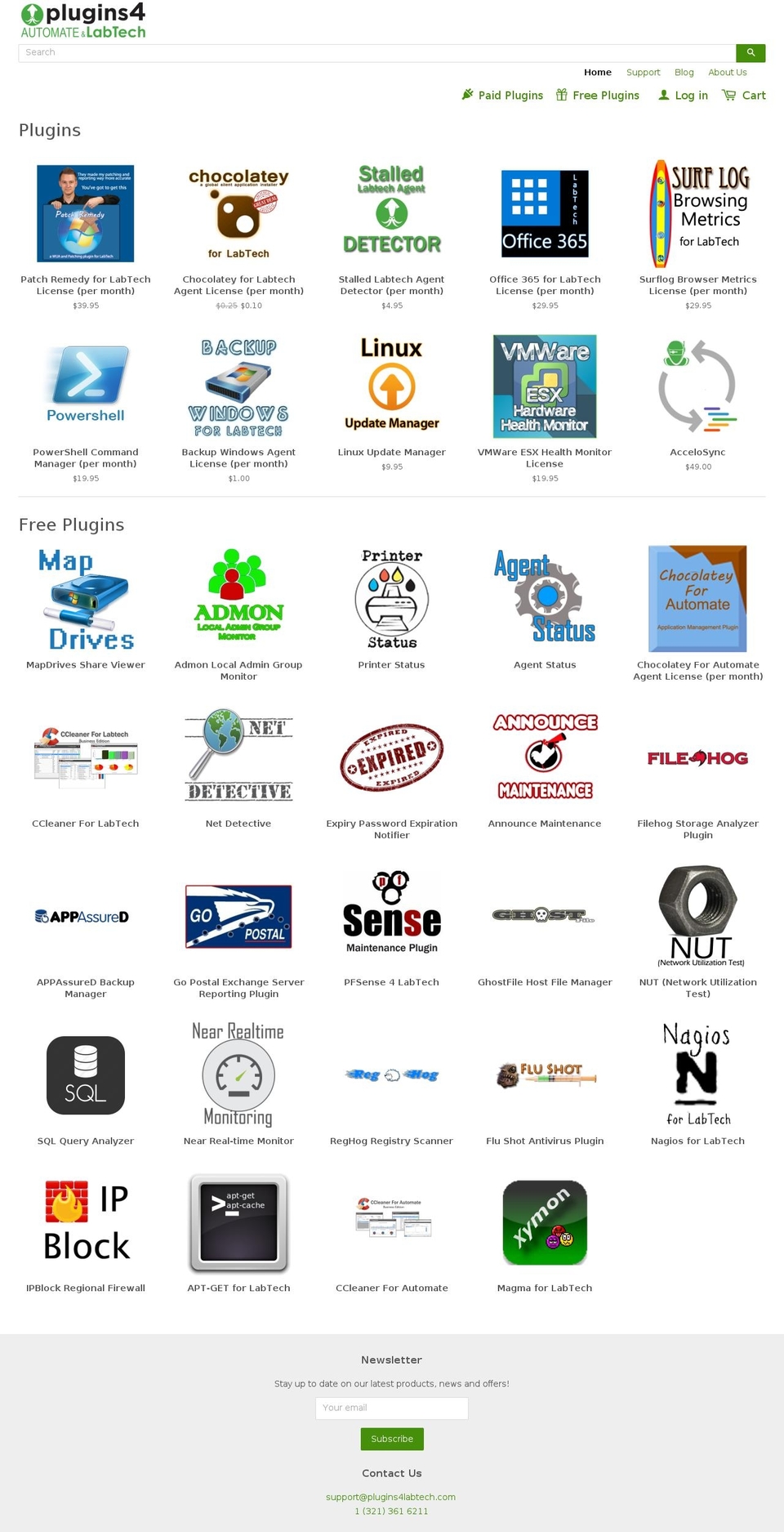 plugins4automate.com shopify website screenshot