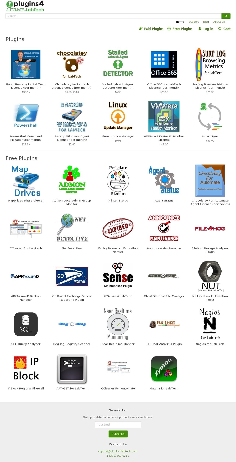 Plugins4LabTech V2.1.5 Shopify theme site example plugins4labtech.com