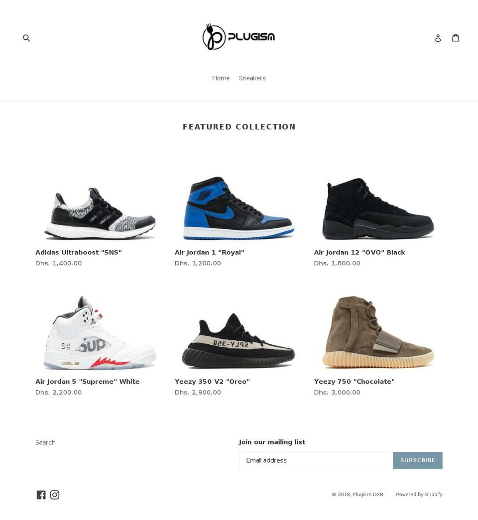 plugism.com — Shopify storefront screenshot