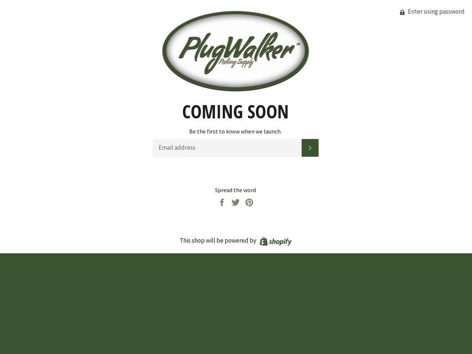 plugwalker.com — Shopify storefront screenshot