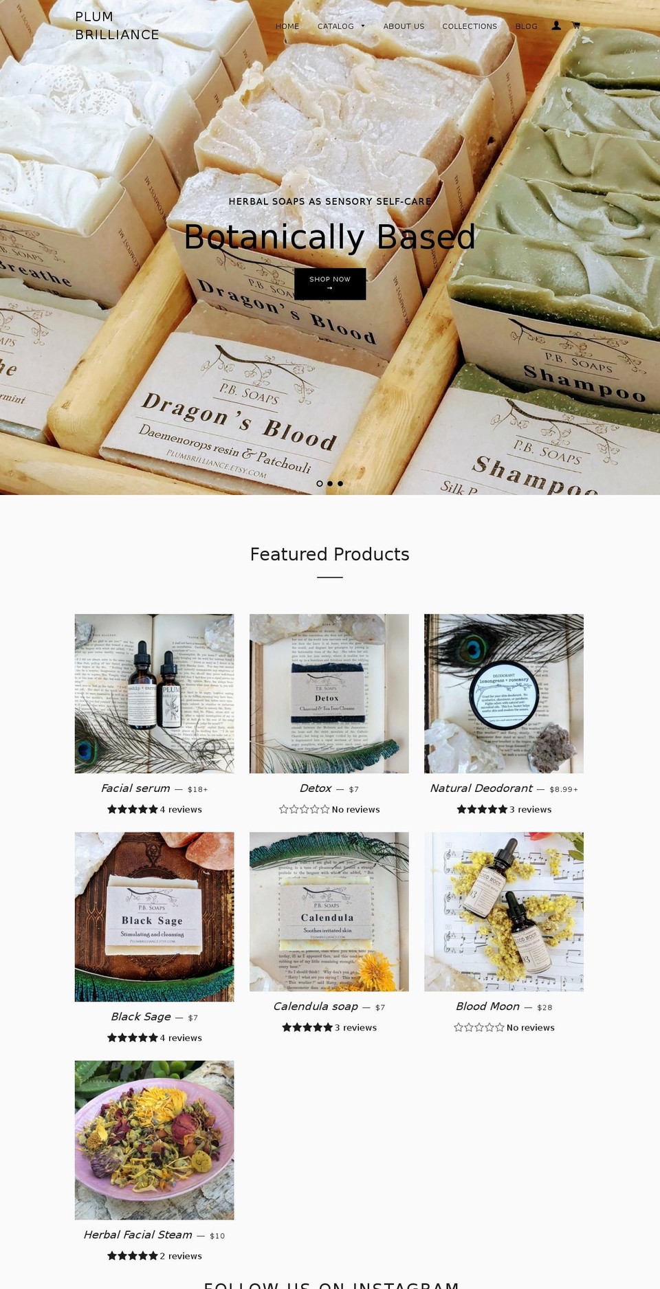 plumbrilliance.com — Shopify storefront screenshot