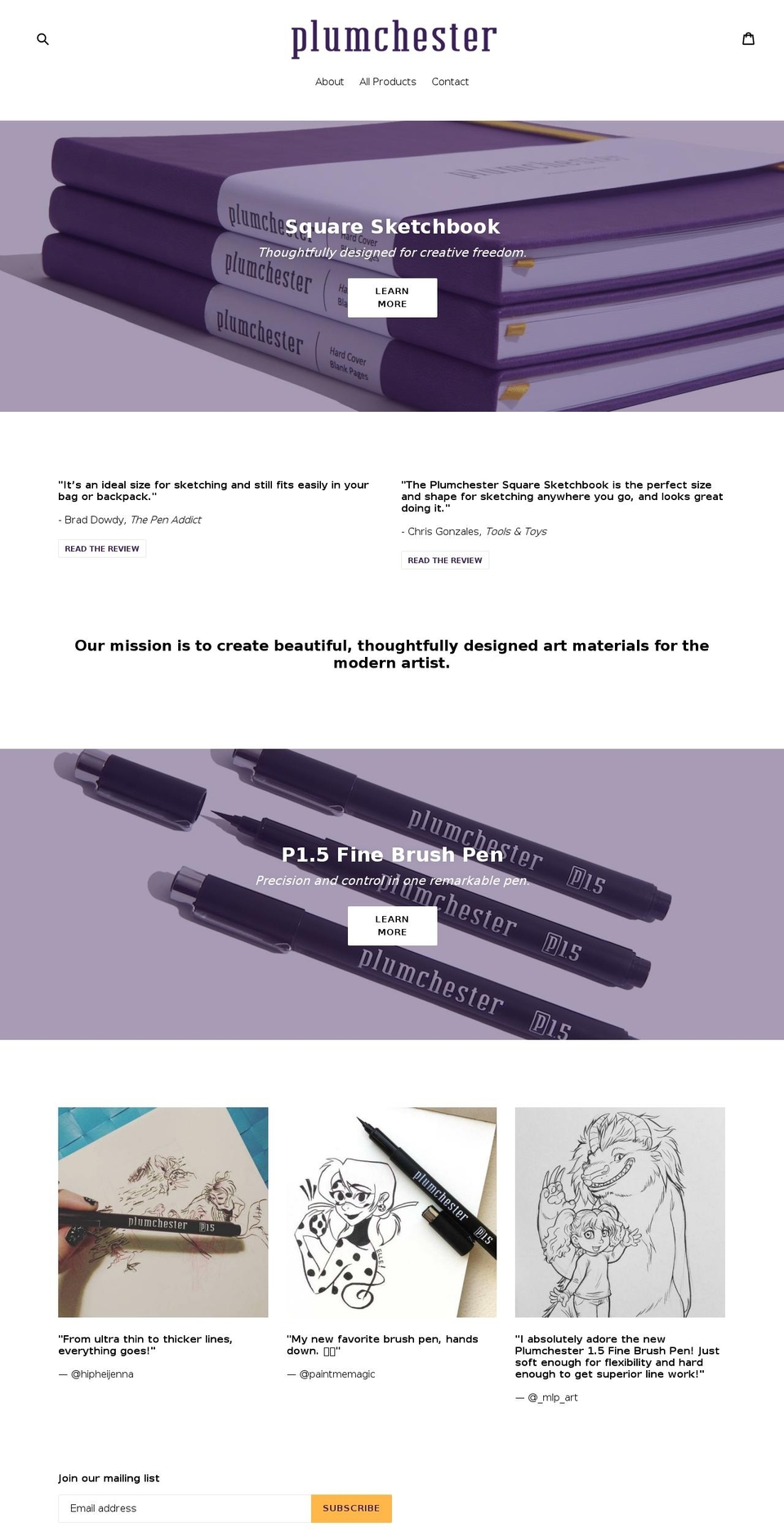 plumchester.com shopify website screenshot