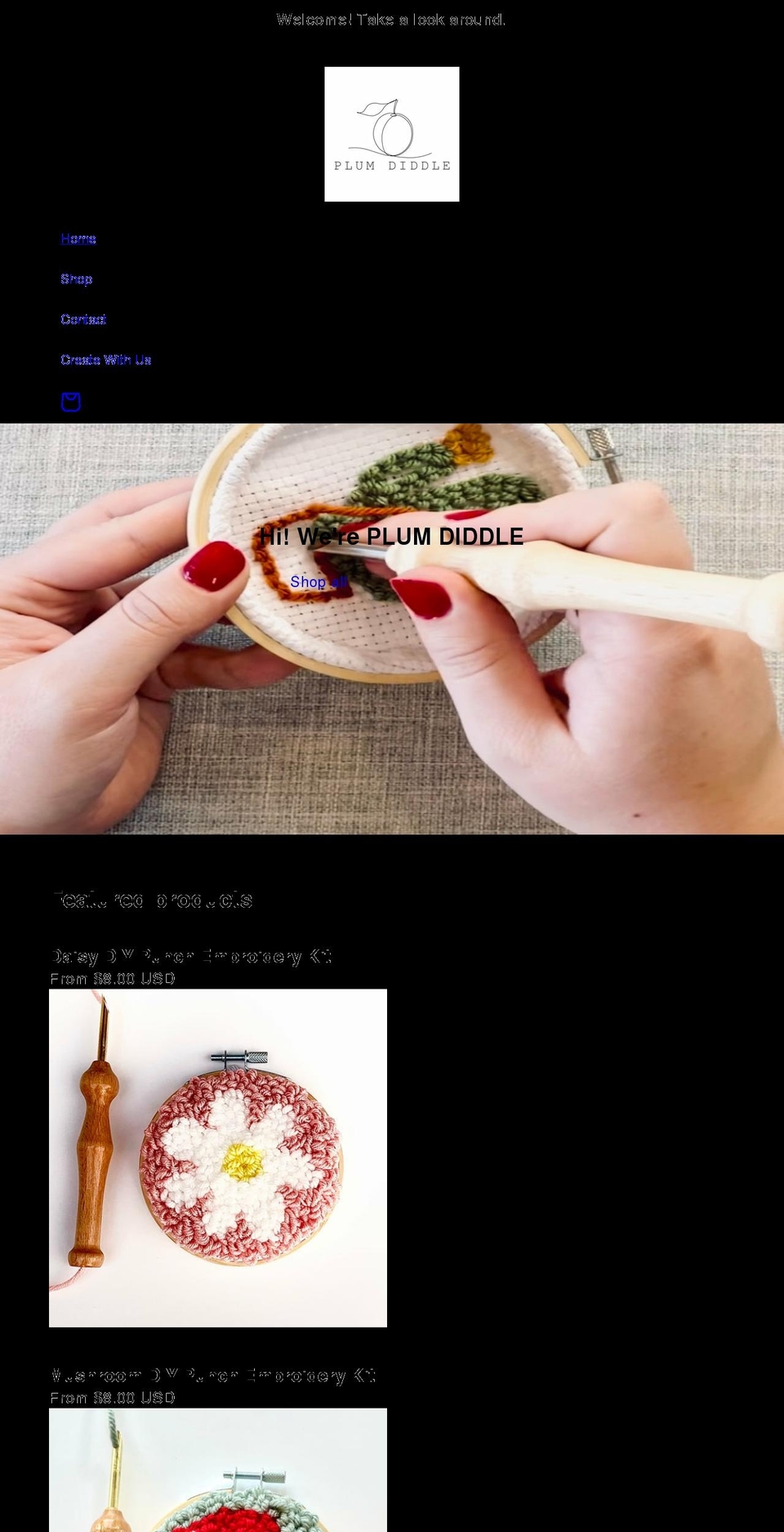 plumdiddle.com shopify website screenshot