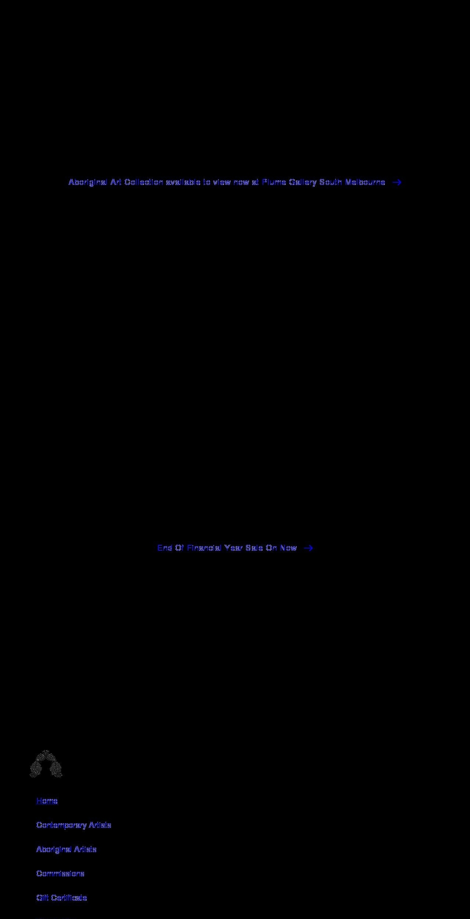 plumegallery.com shopify website screenshot