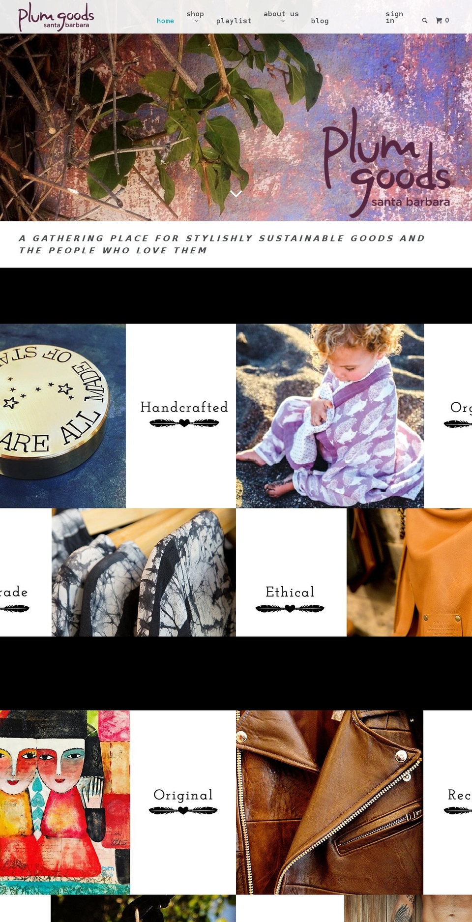 plumgoodsstore.com shopify website screenshot
