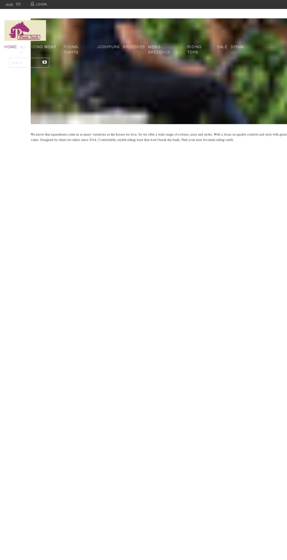 plumtack.com.au shopify website screenshot