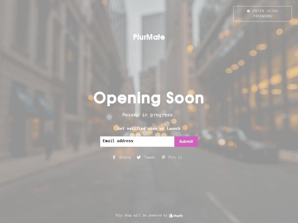 plurmate.com shopify website screenshot