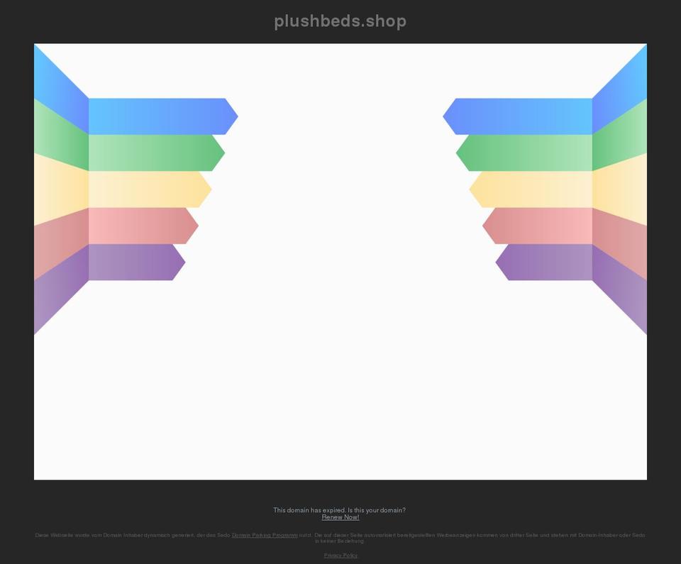 plushbeds.shop shopify website screenshot