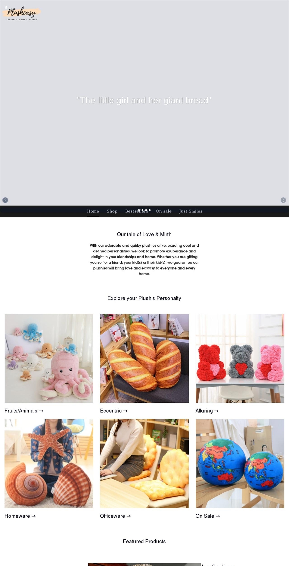 plusheasy.com shopify website screenshot