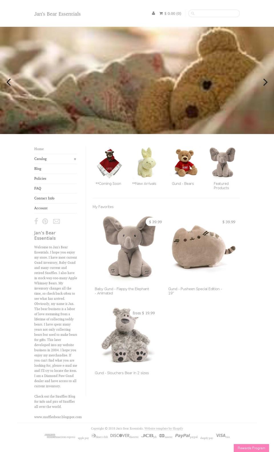 Sugar Shopify theme site example plushhugs.com