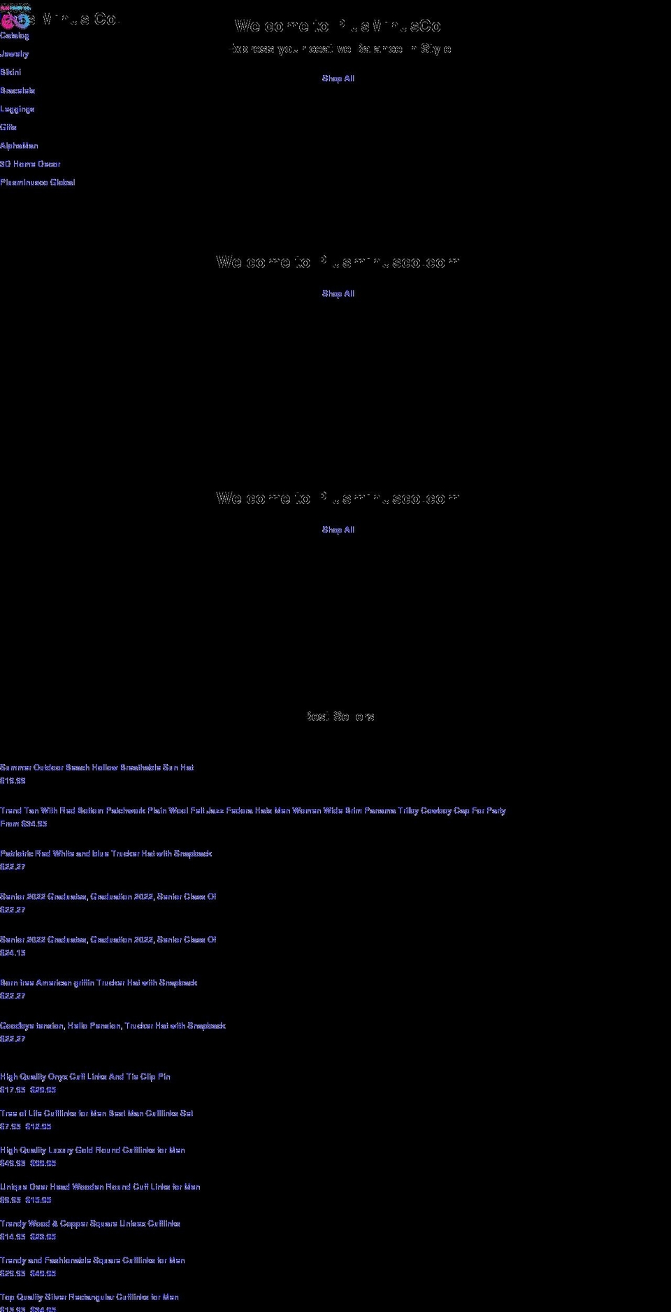 plusminusco.com shopify website screenshot
