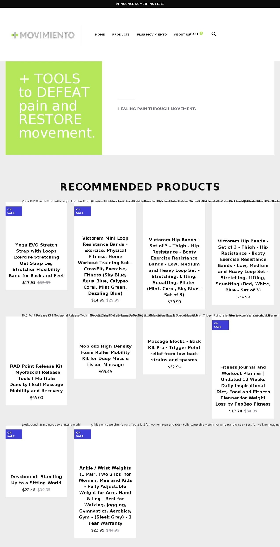 plusmshop.com — Shopify storefront screenshot