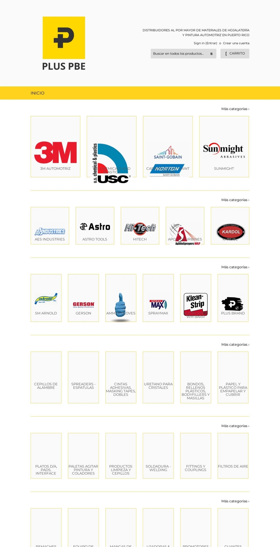 pluspbeshop.com — Shopify storefront screenshot