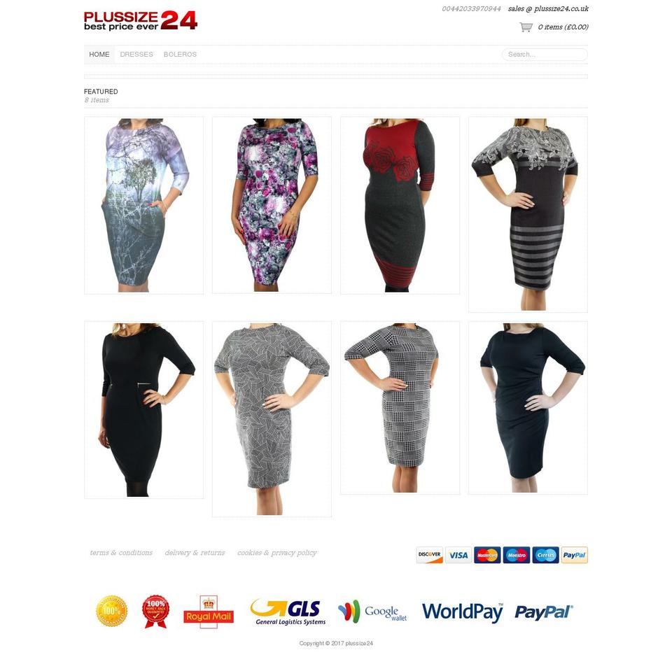Couture Shopify theme site example plussize24.com