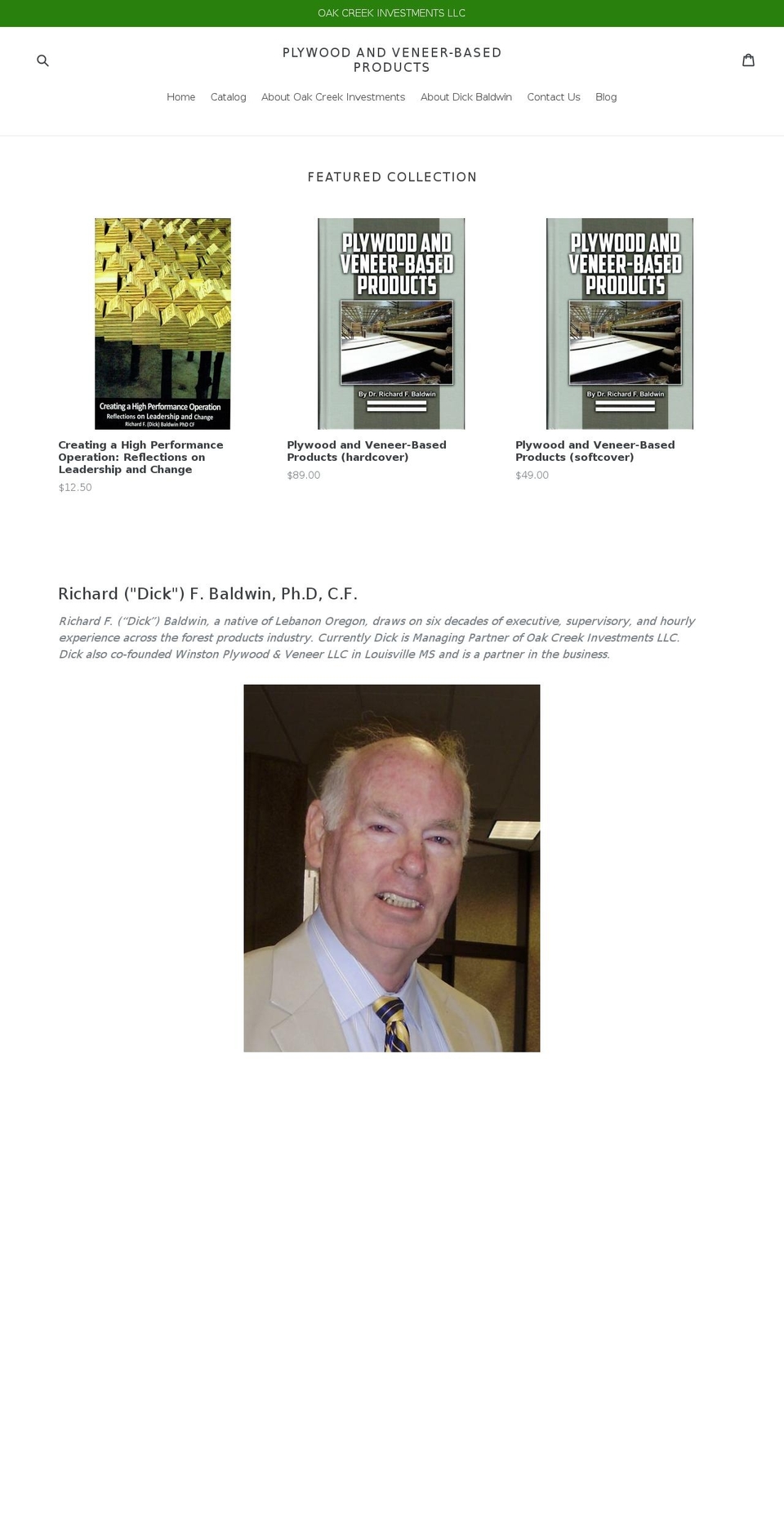 plywoodandveneer.com shopify website screenshot