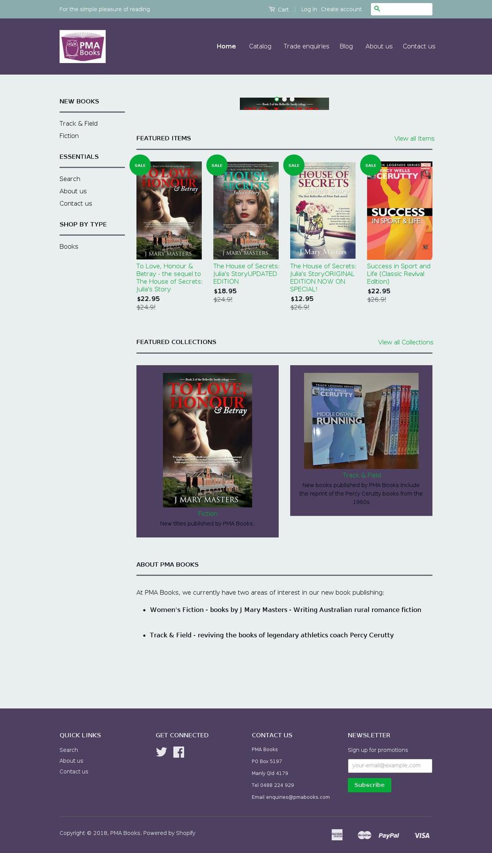 Copy of Classic Shopify theme site example pmabooks.com