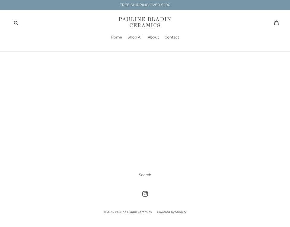 pmbceramics.com — Shopify storefront screenshot