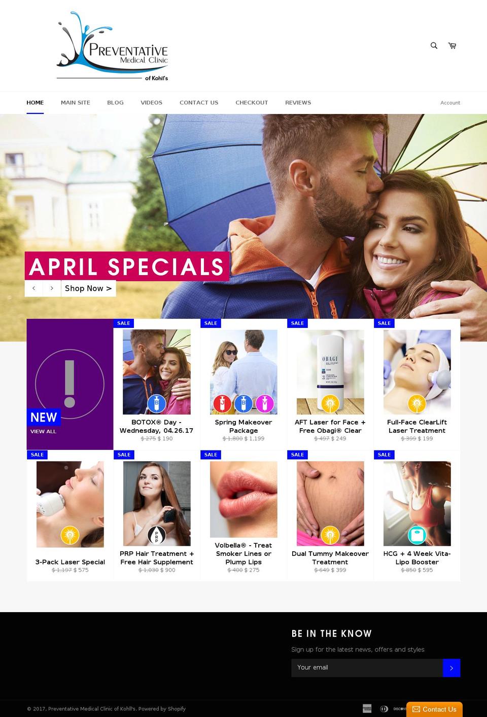 pmcspecials.com shopify website screenshot