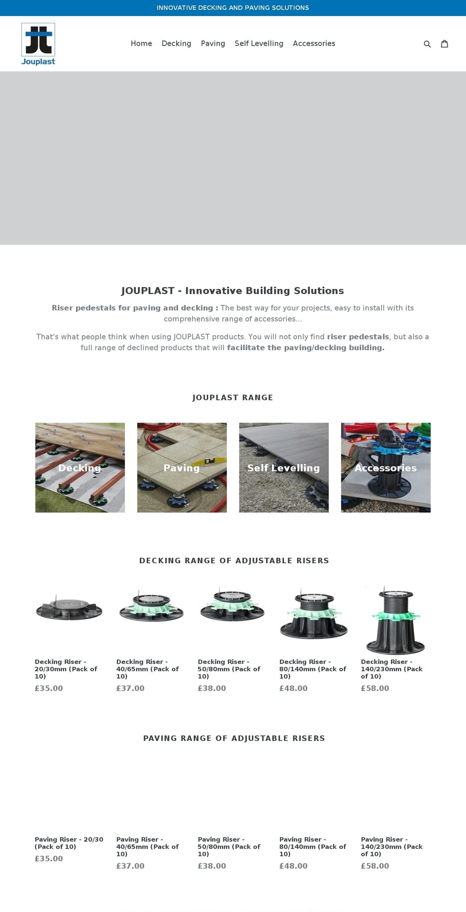 pmnjouplast.com — Shopify storefront screenshot