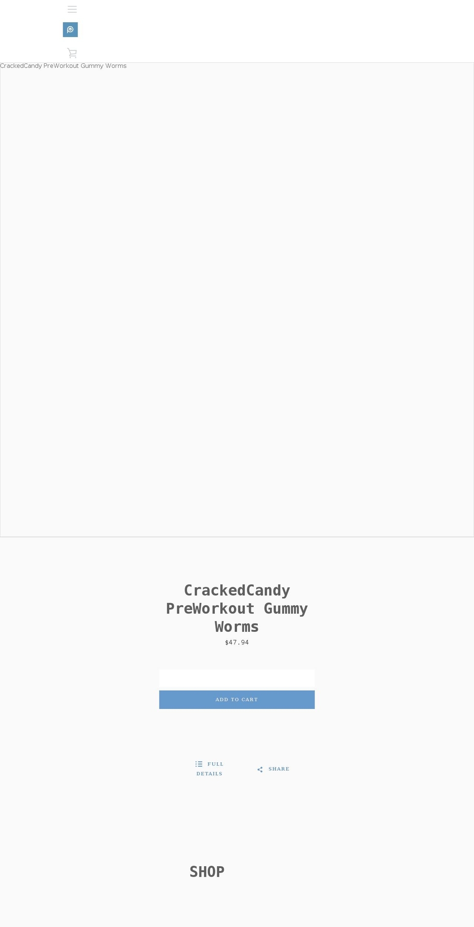 pmprotein.com shopify website screenshot