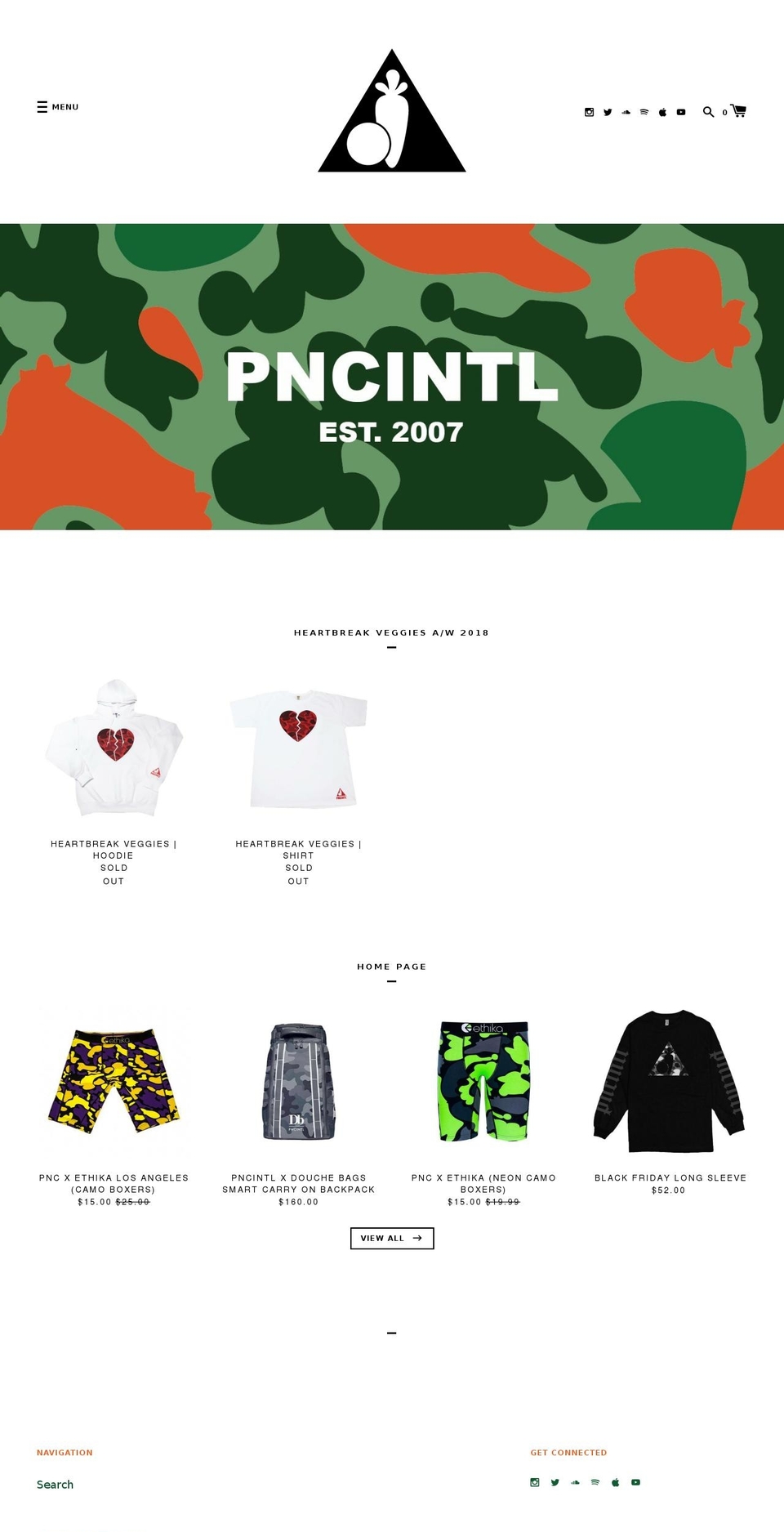 pncinternational.com shopify website screenshot