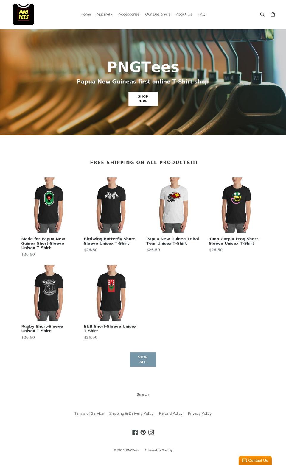pngtees.com — Shopify storefront screenshot