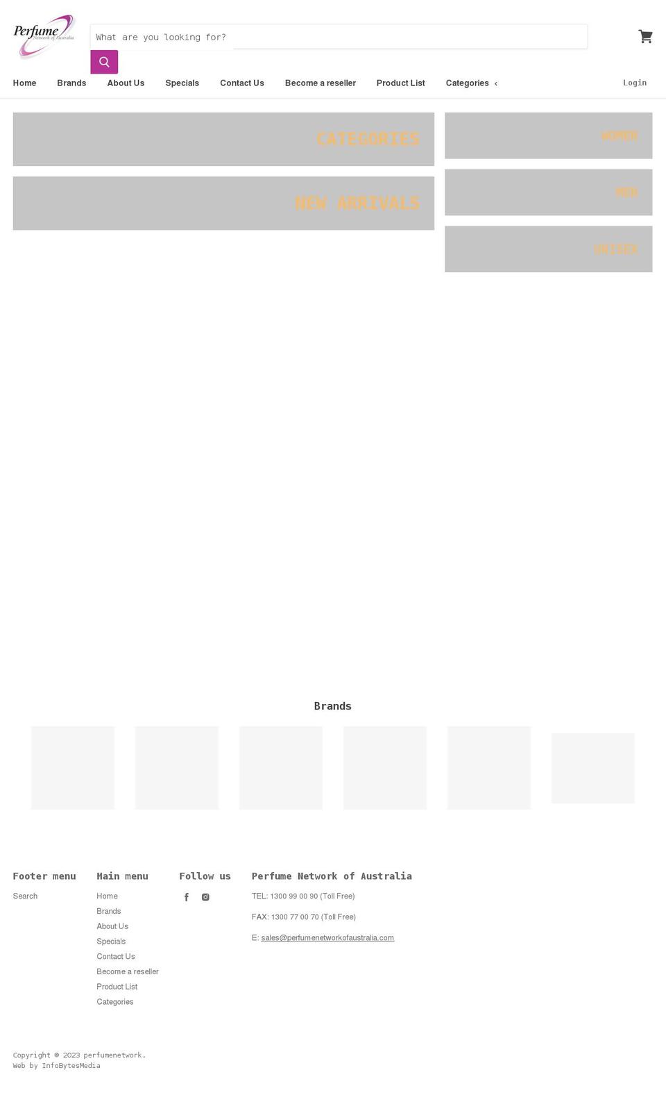 pnoa.net shopify website screenshot