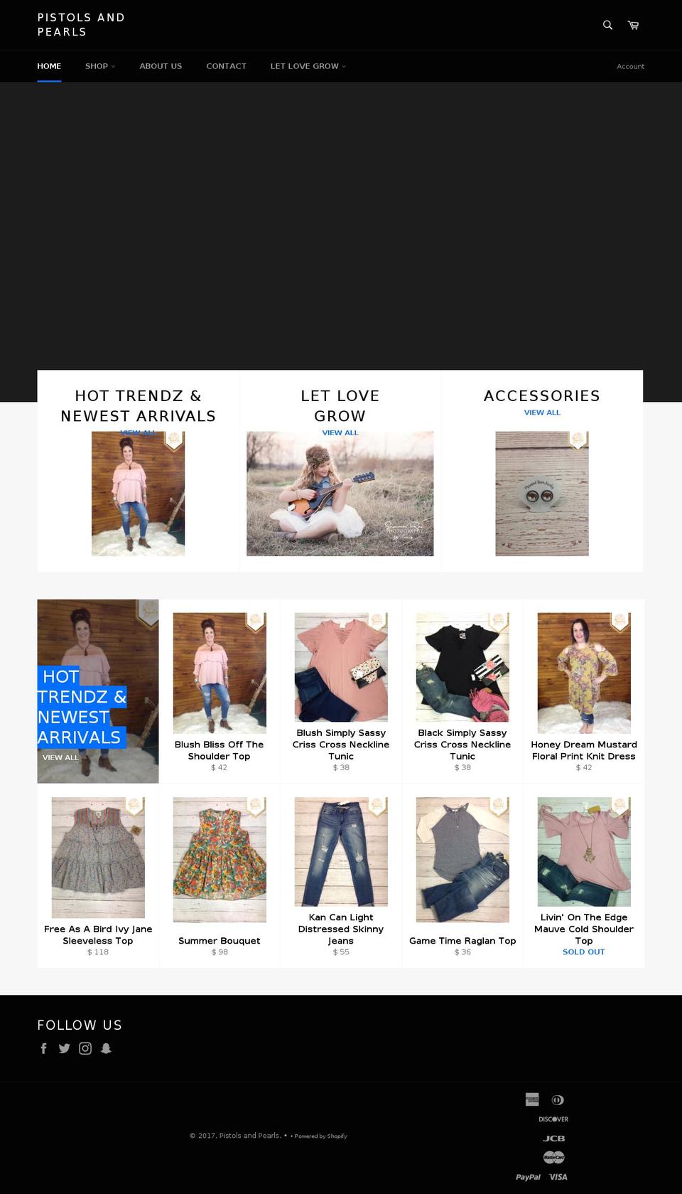 pnpboutique.com shopify website screenshot