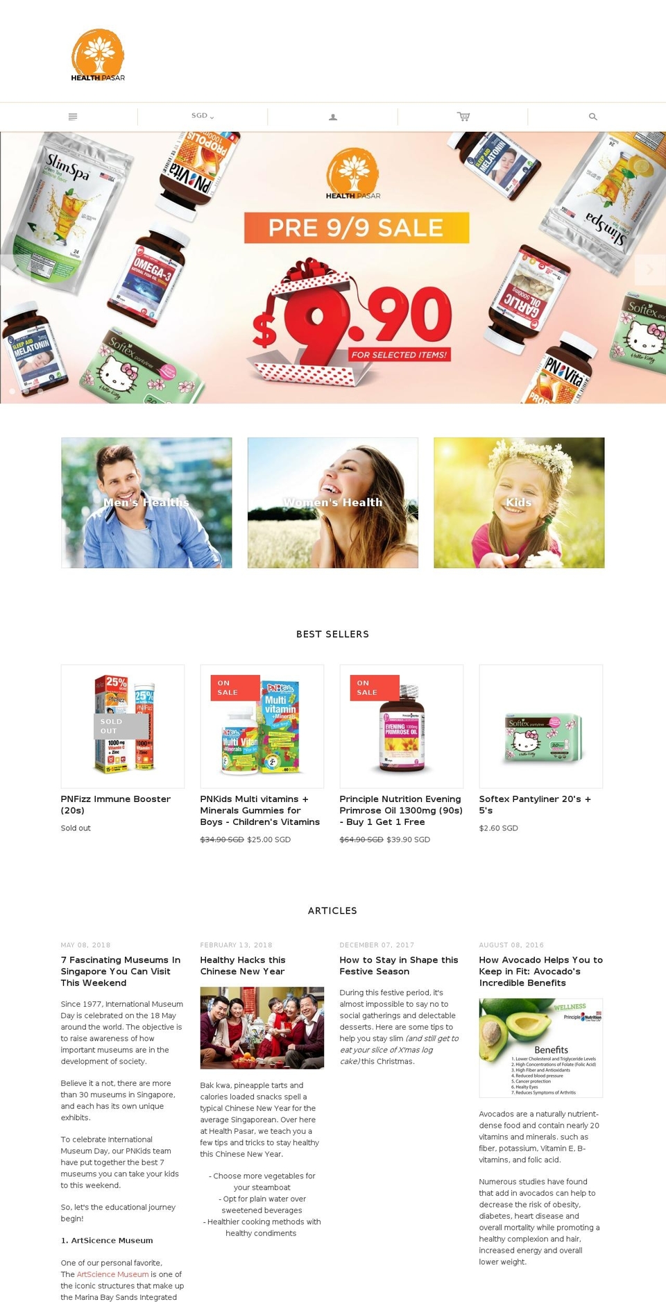 pnvitamins.com — Shopify storefront screenshot