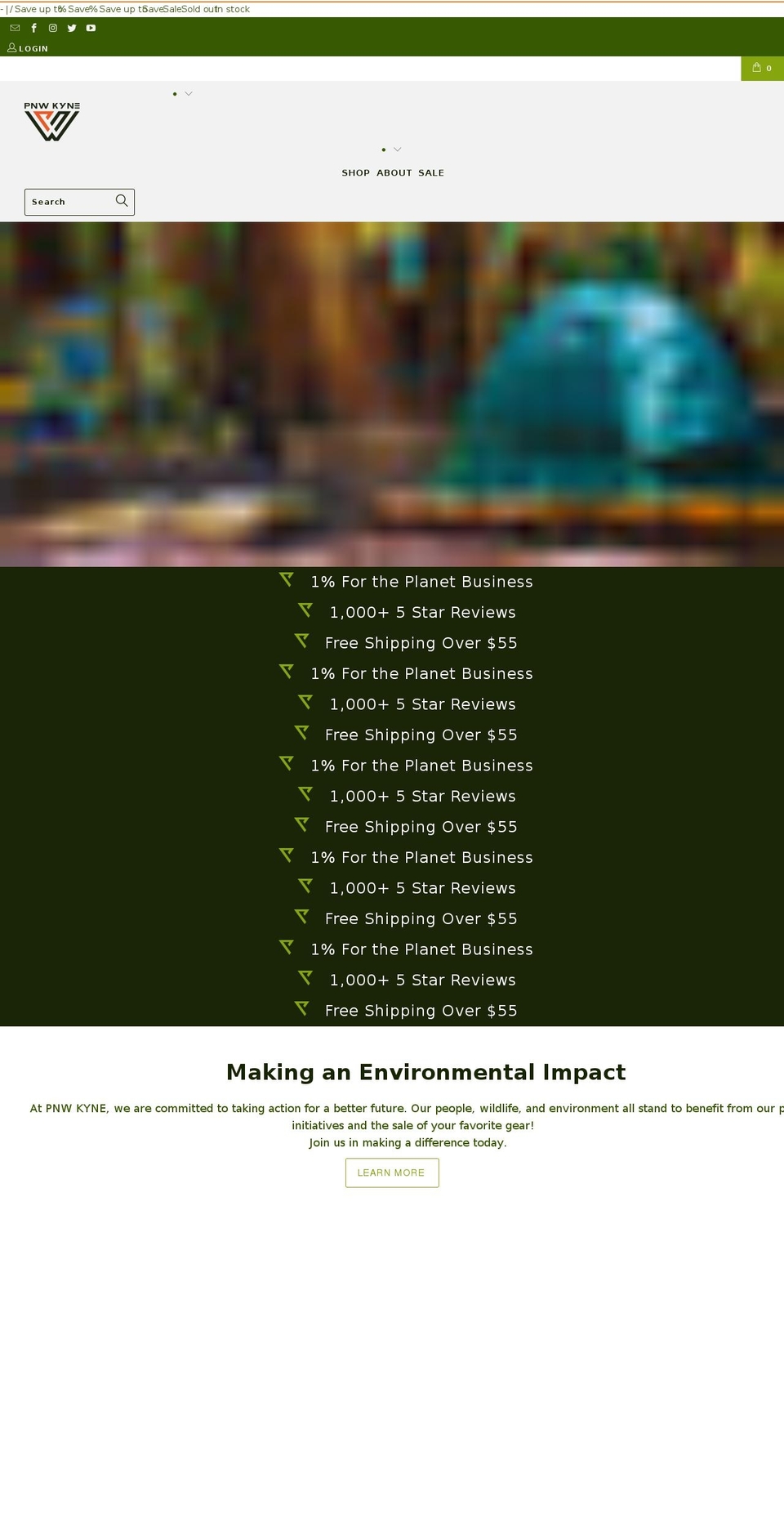 pnwjourney.com — Shopify storefront screenshot