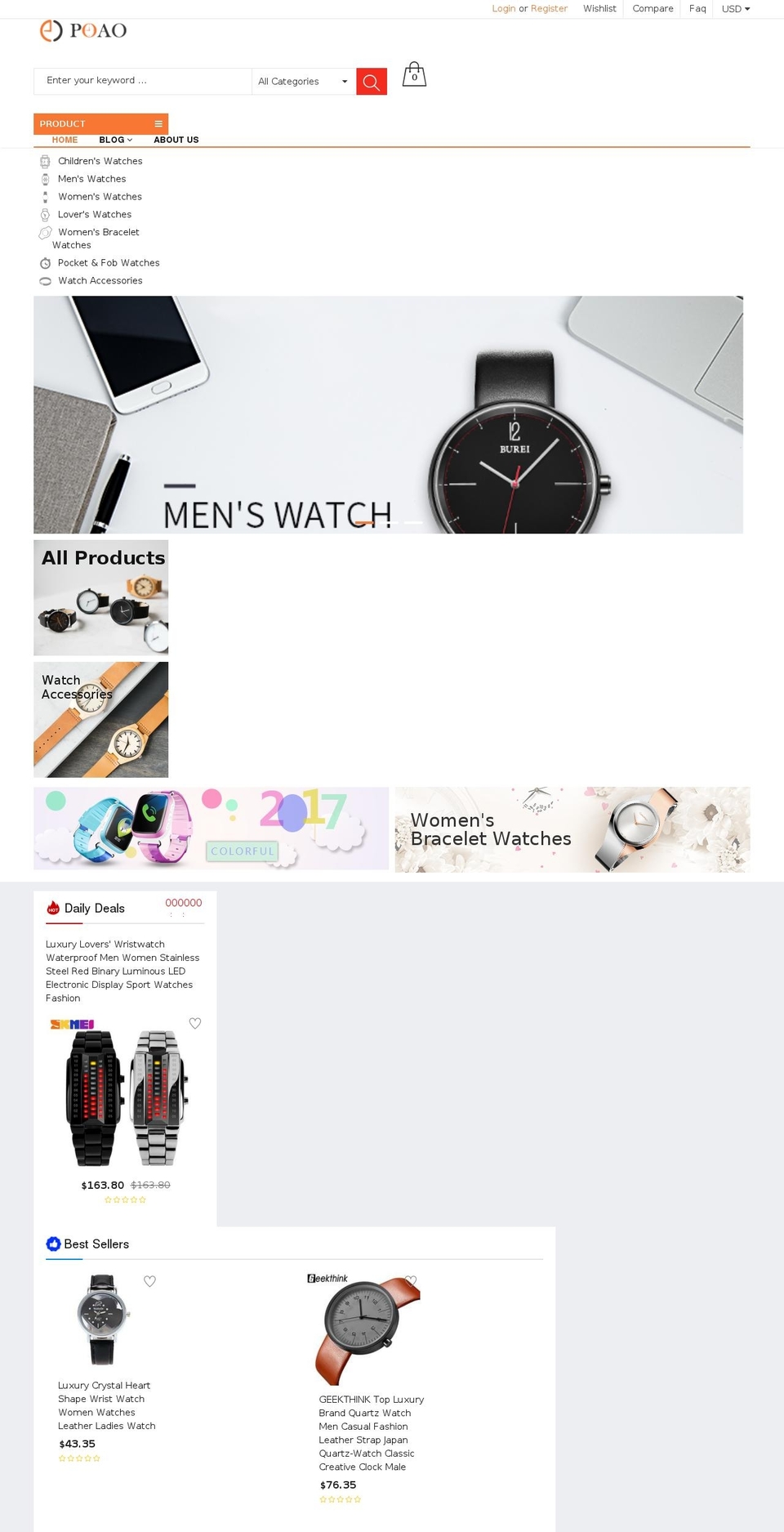 poao.net shopify website screenshot