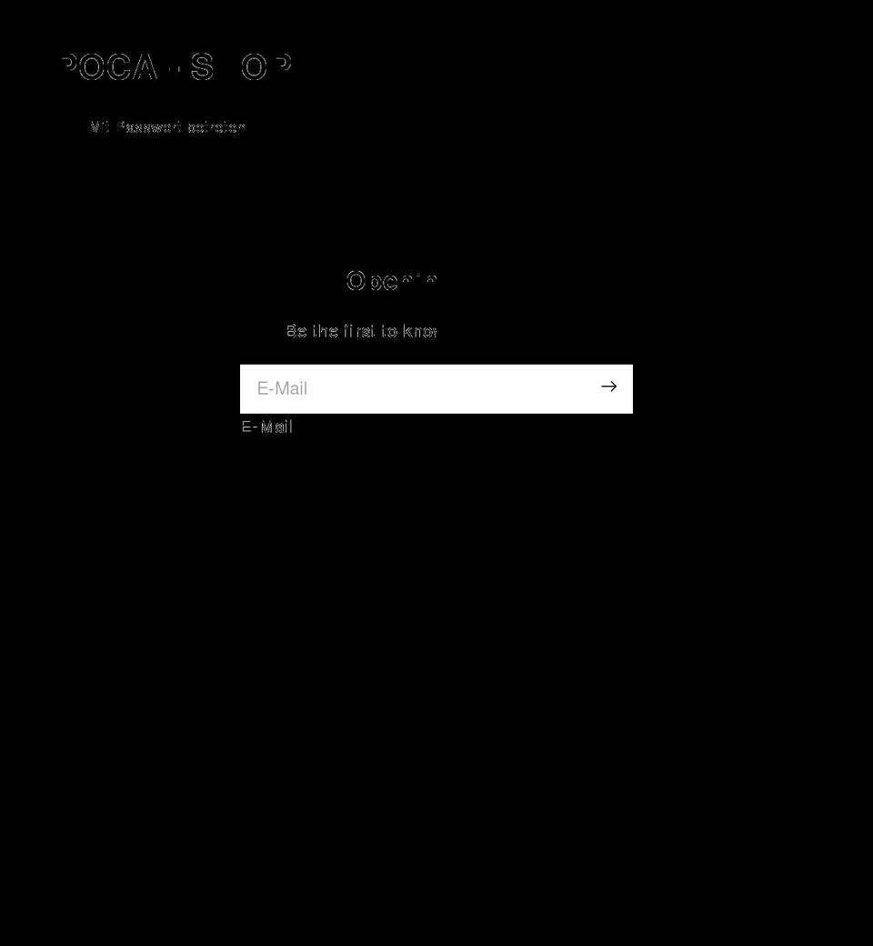 poca-shop.com shopify website screenshot