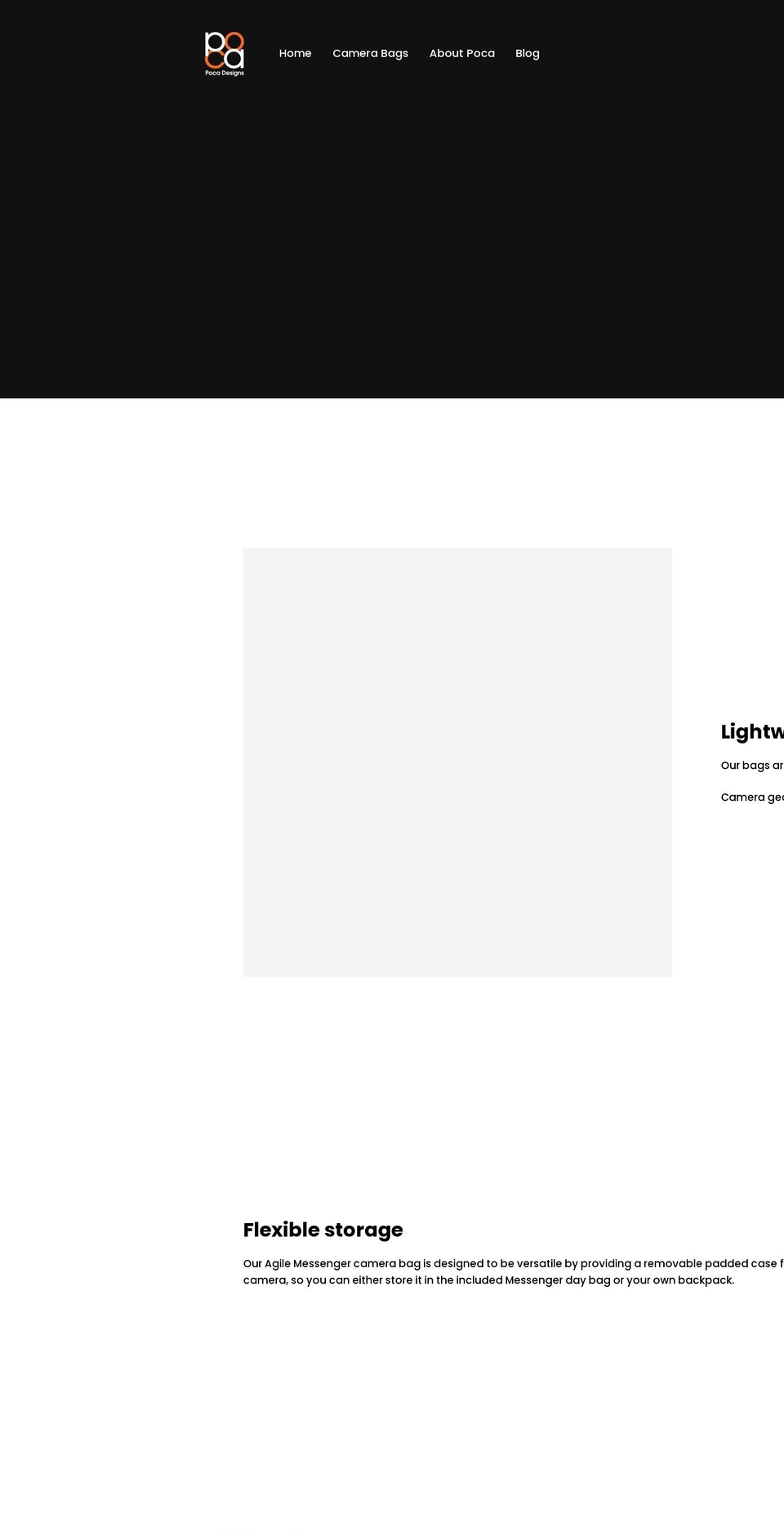 pocadesigns.com — Shopify storefront screenshot