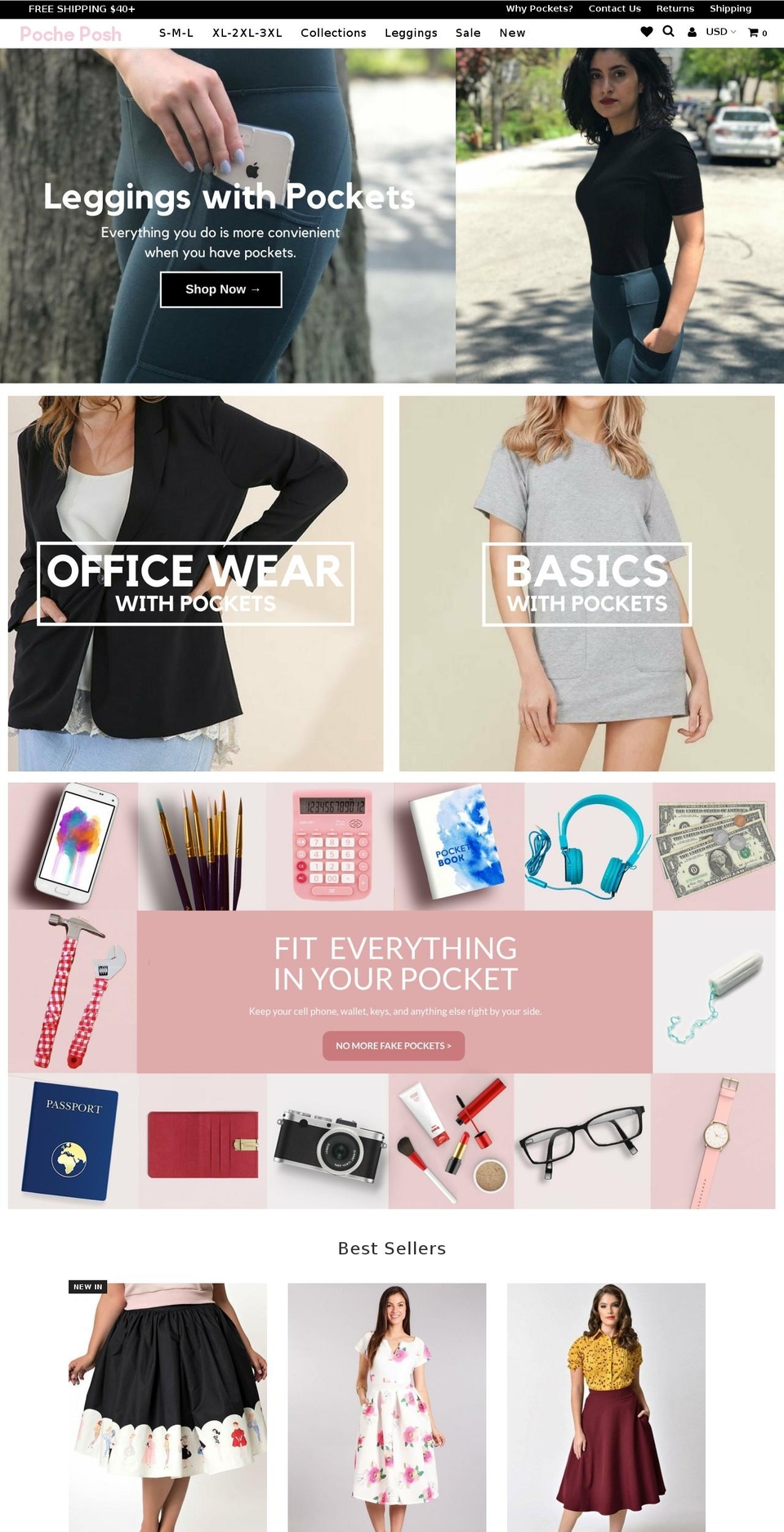pocheposh.com shopify website screenshot