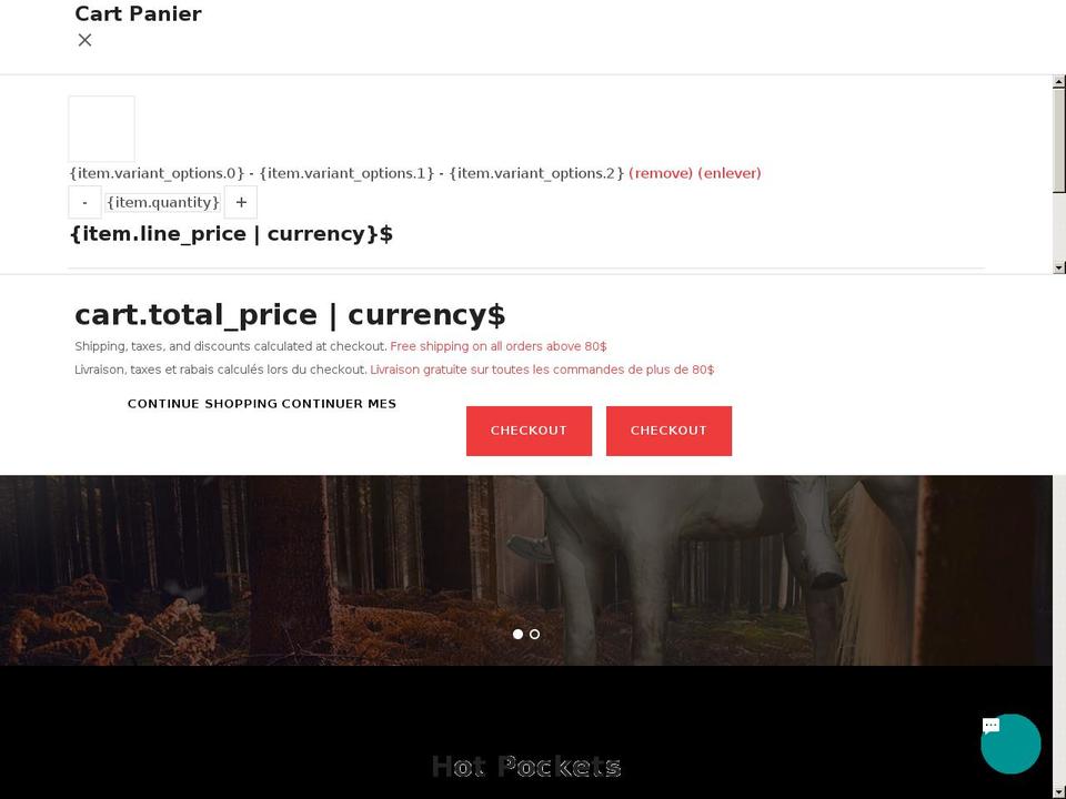 pochesetfils.com shopify website screenshot