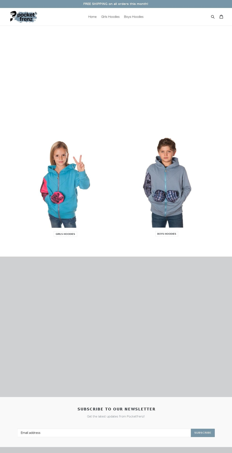 pocketfrienz.com — Shopify storefront screenshot
