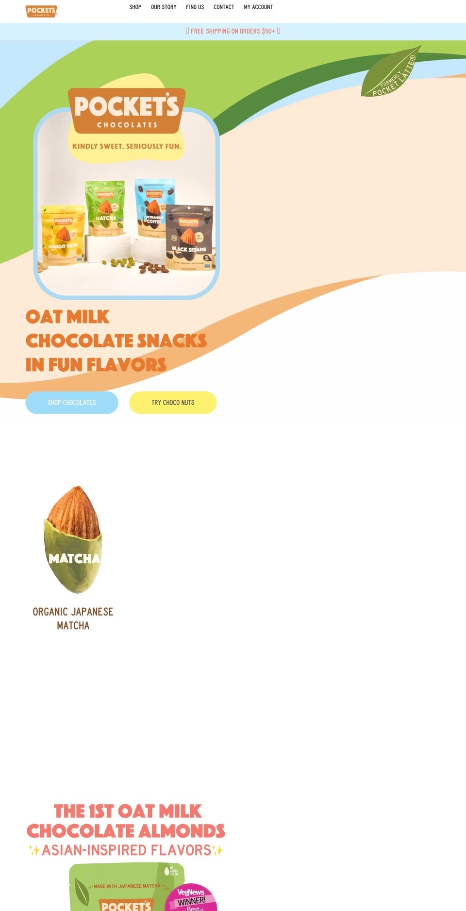 pocketlatte.com shopify website screenshot