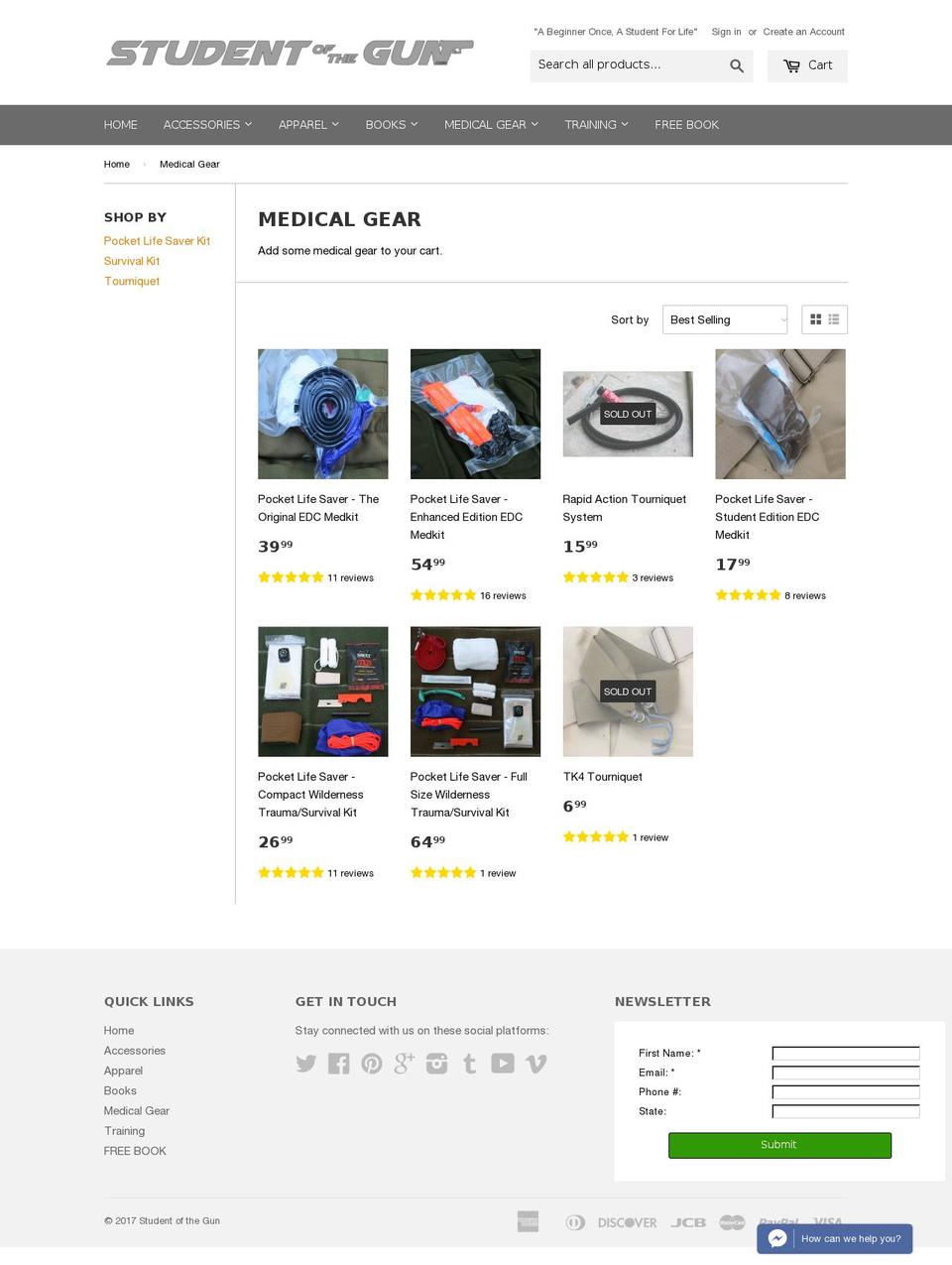 pocketlifesaver.com shopify website screenshot