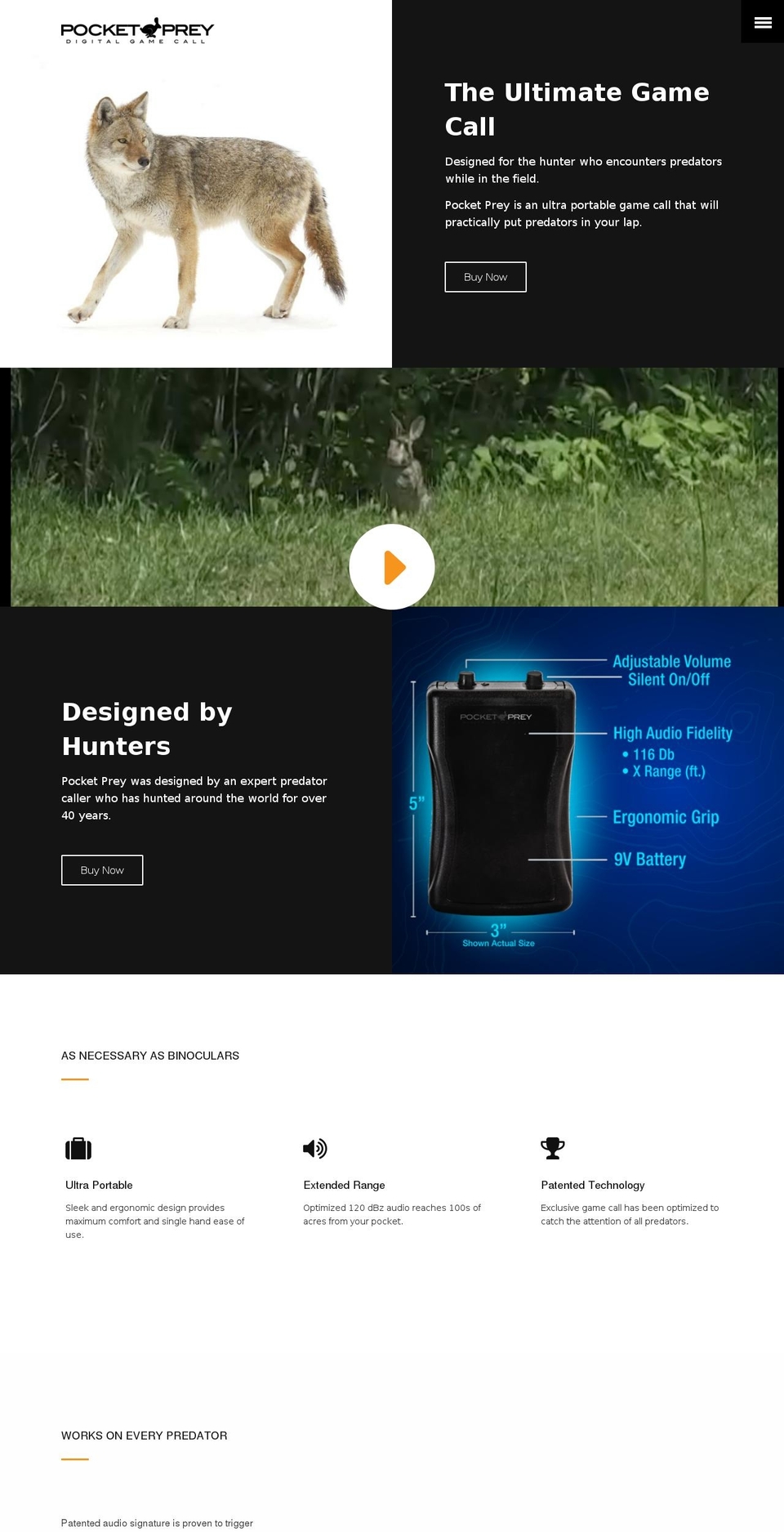 pocketprey.com — Shopify storefront screenshot
