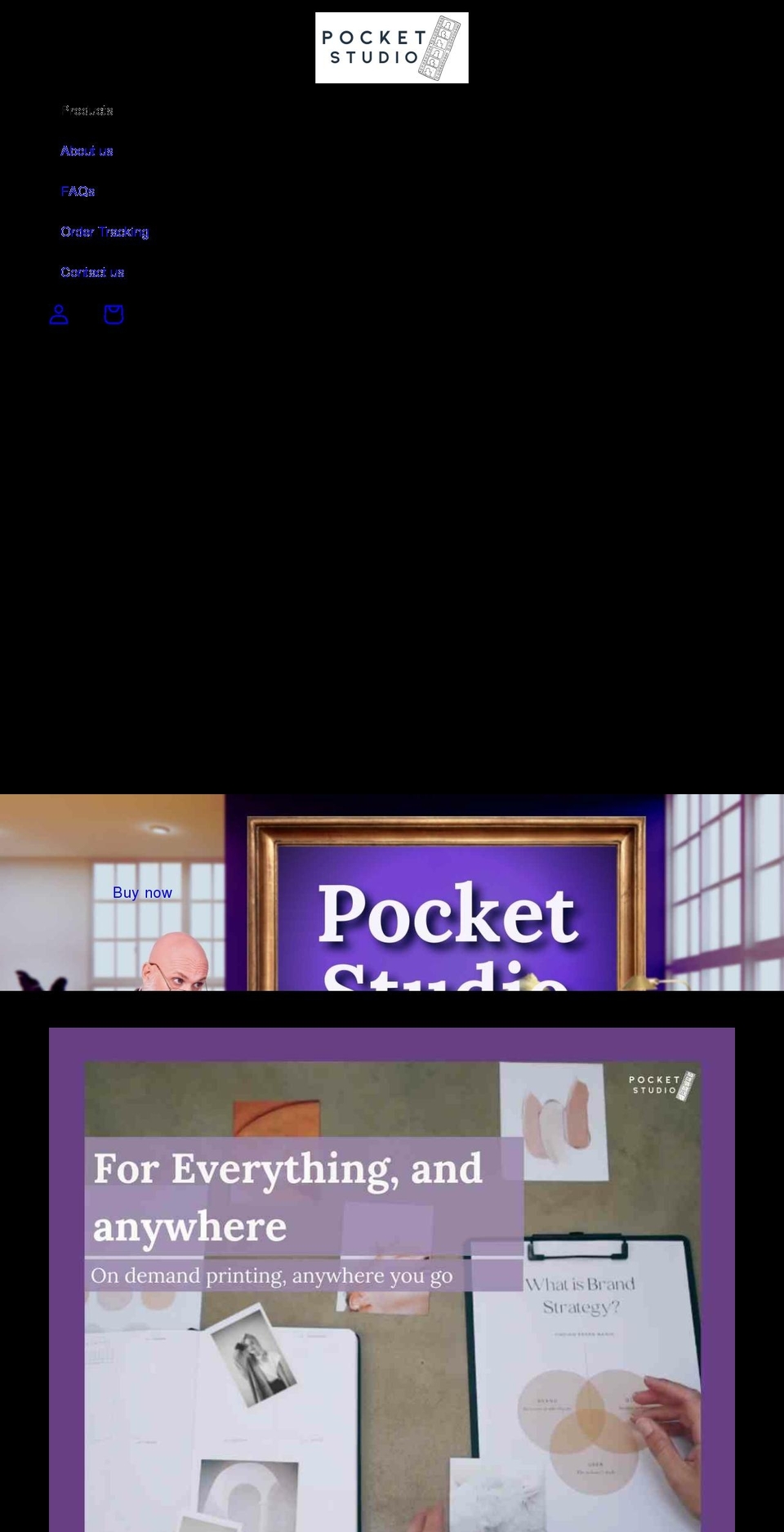 pocketstudio.co shopify website screenshot