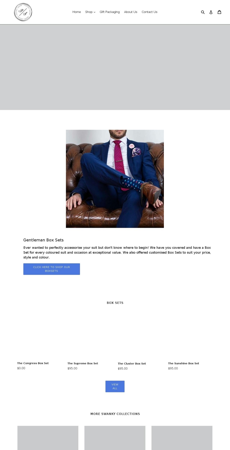 pocketswank.com — Shopify storefront screenshot