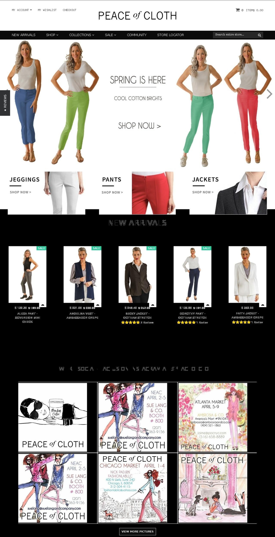 pocnyc.com shopify website screenshot