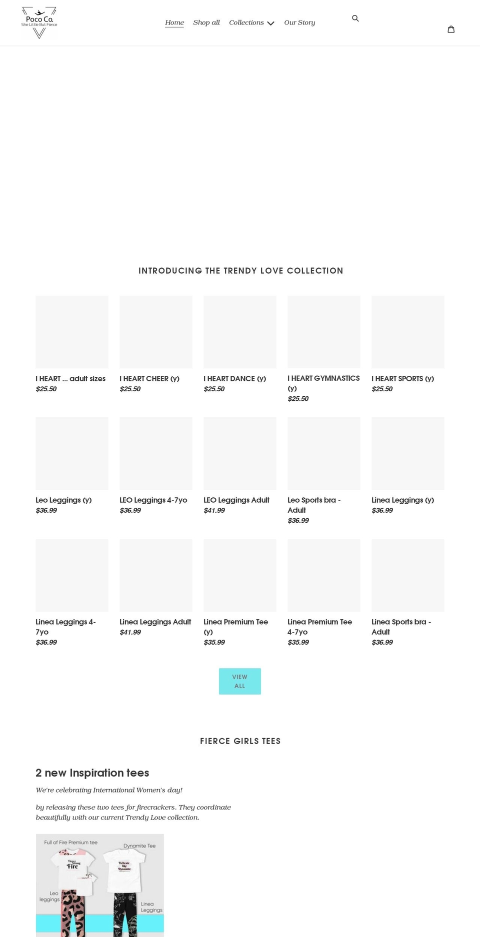 poco-co.com shopify website screenshot