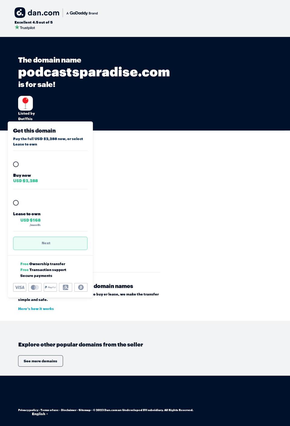 podcastsparadise.com — Shopify storefront screenshot