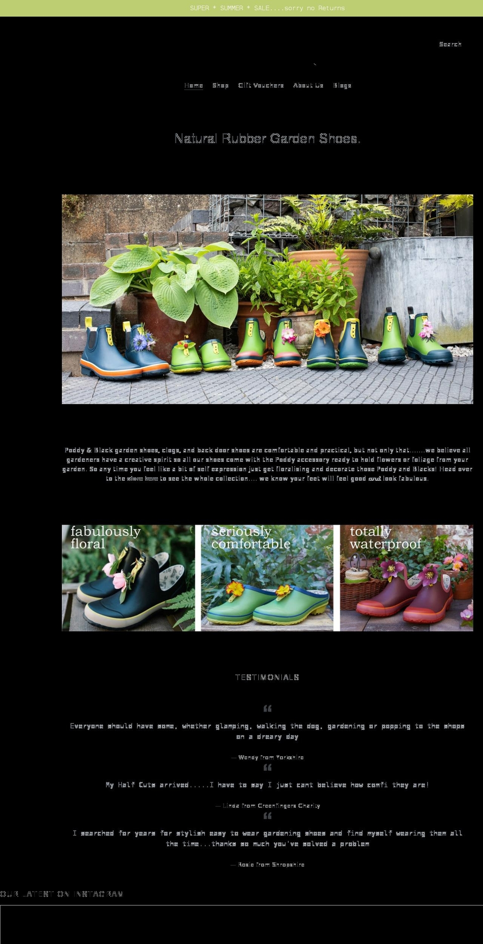 poddyandblack.com shopify website screenshot