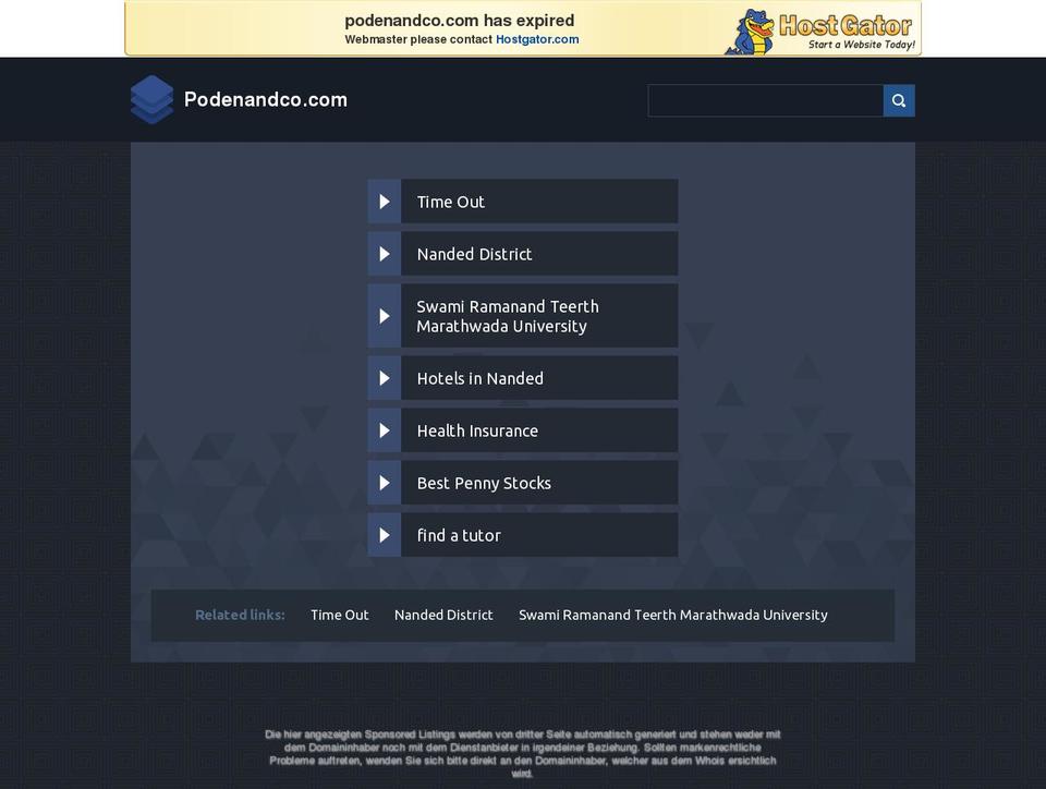 podenandco.com shopify website screenshot