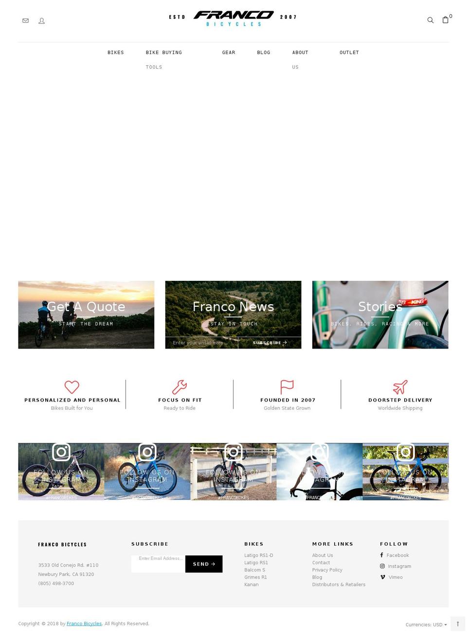 Franco - Final Shopify theme site example podiumspeedshop.com