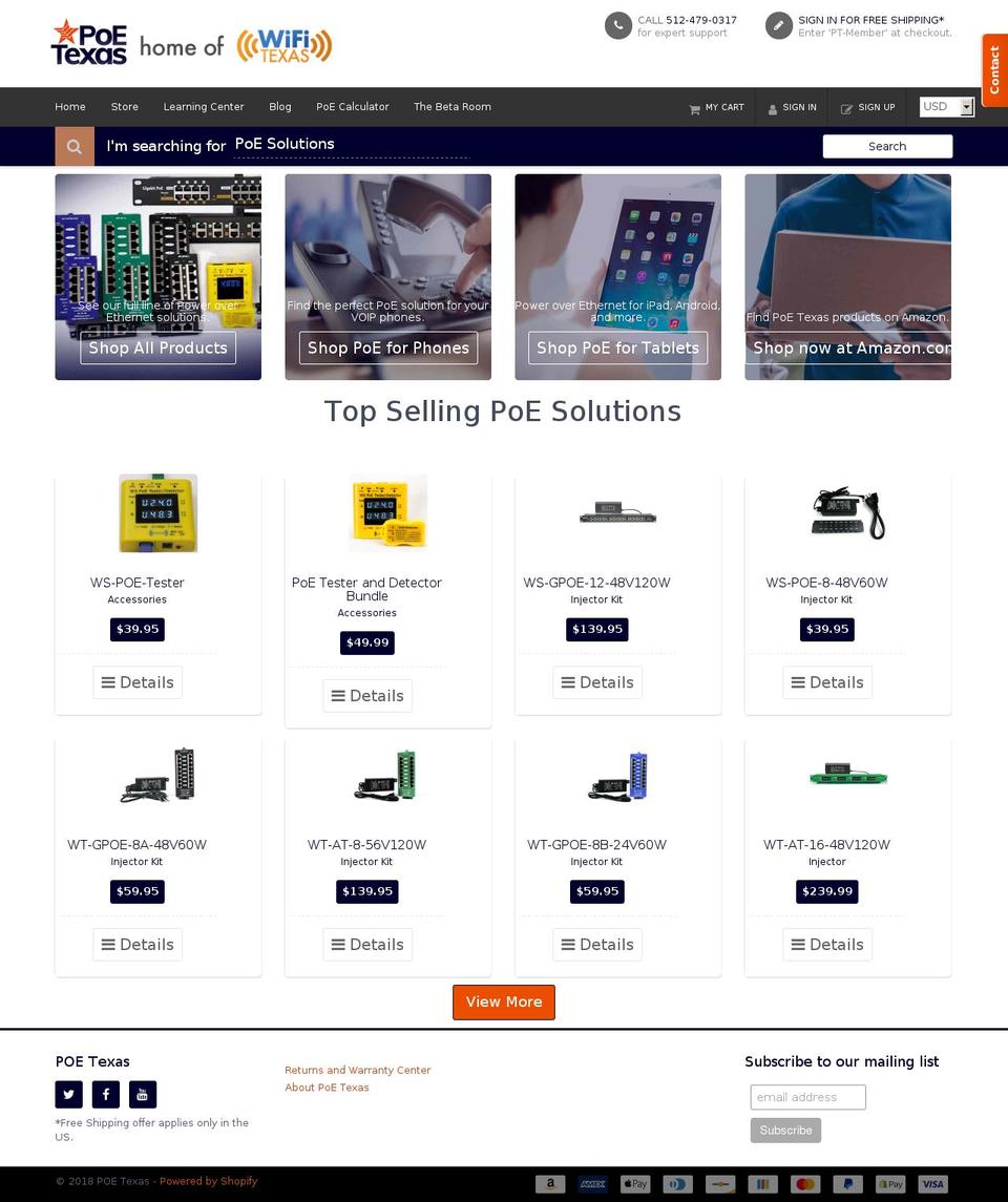 PoE Texas - 07072017 Shopify theme site example poe-texas.com