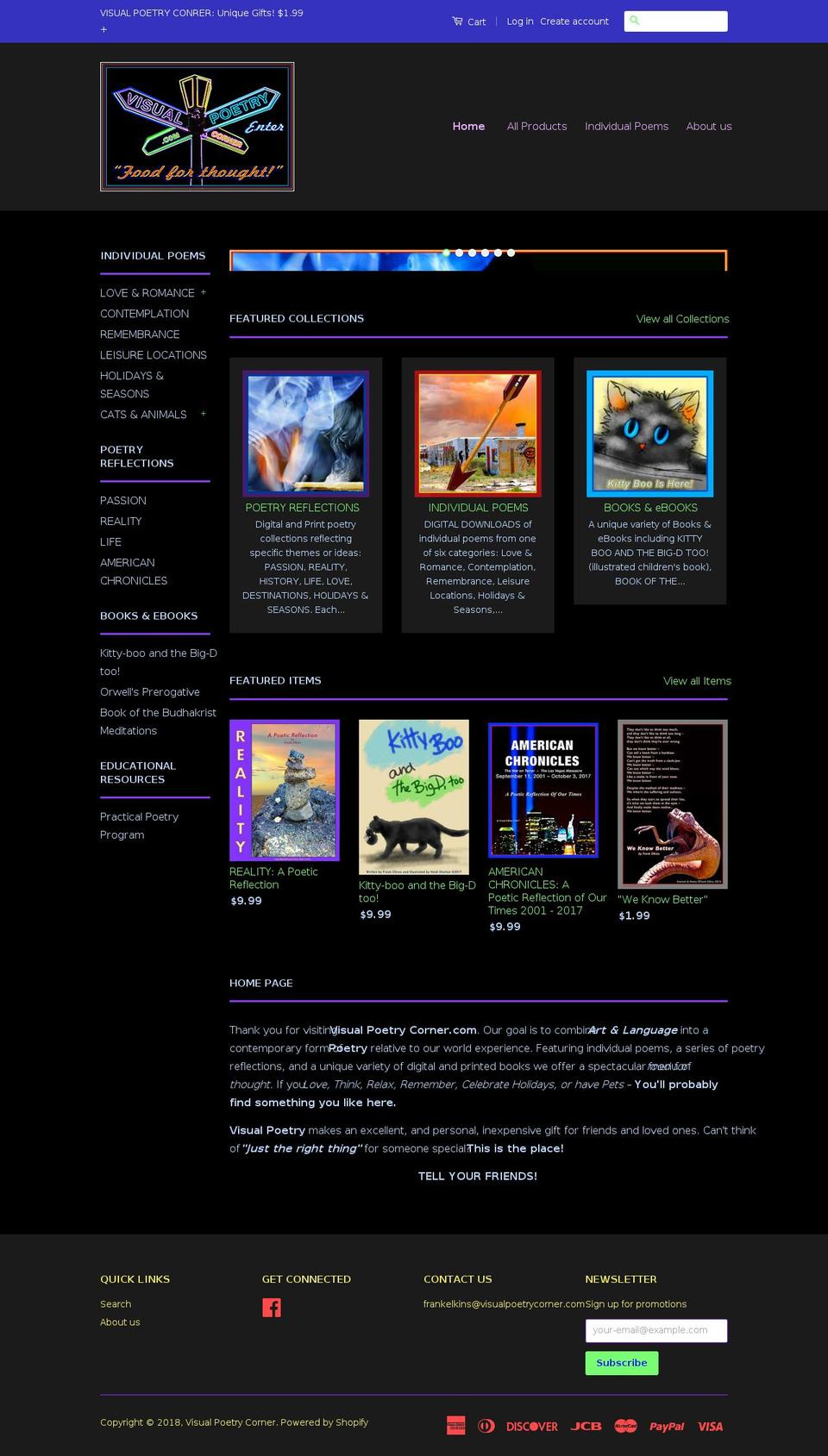 poet-tees.com — Shopify storefront screenshot